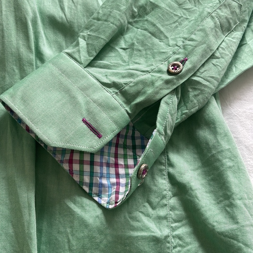 Jared Lang Green Button Down - image 2
